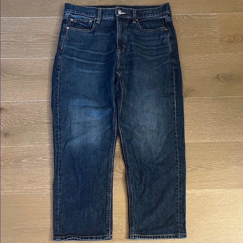 American Eagle Super High Rise Ankle Straight size 10 short